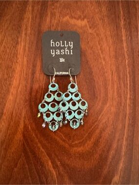 Holly Yashi Turquoise Drop French Wire Earrings